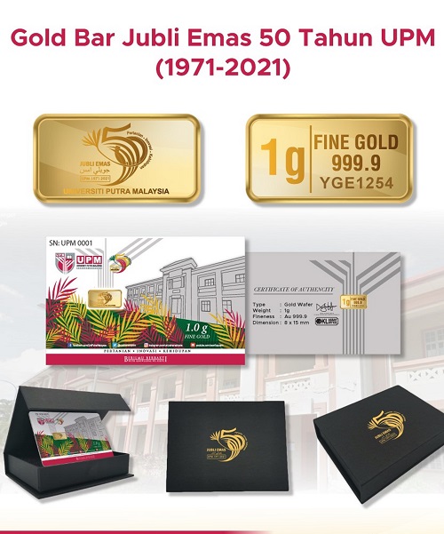 Gold Bar Eksklusif Sempena Sambutan 50 Tahun UPM 